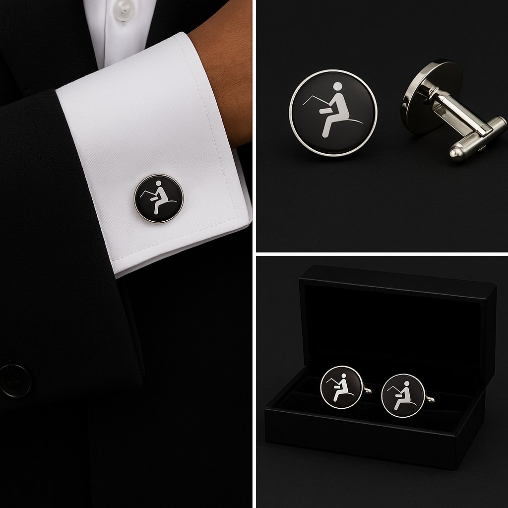 Horse Riding Cufflinks Horse Riding Cufflinks