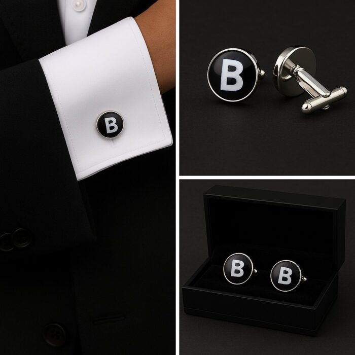 Personalised Initial Letter Cufflinks