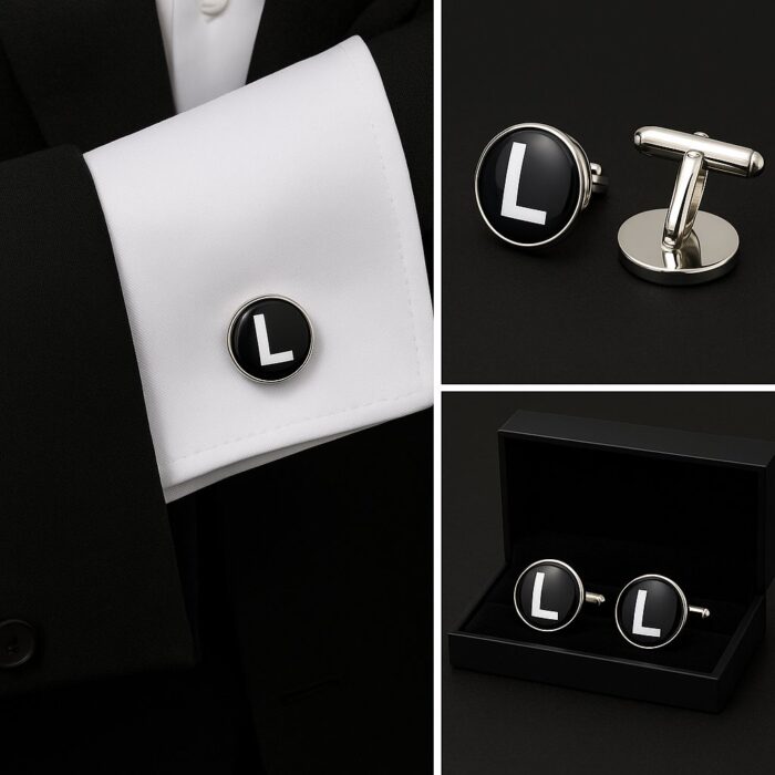 Personalised Initial Letter Cufflinks