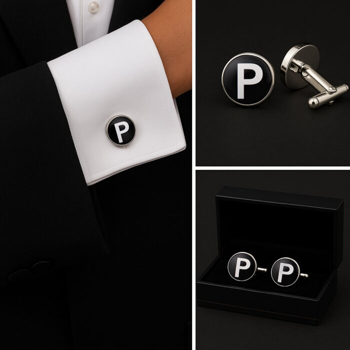 Personalised Initial Letter Cufflinks
