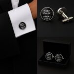 Keep Calm And Smoke Weed Cufflinks