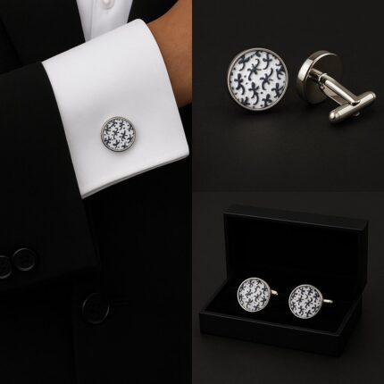 Lizard Pattern Cufflinks