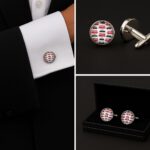 London Transport Pattern Cufflinks