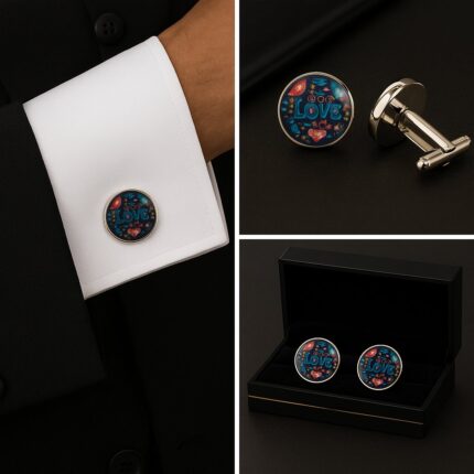 Love Colourful Cufflinks