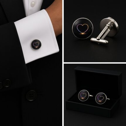 Love Neon Cufflinks