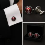 Mexican Skull Canada Flag Cufflinks
