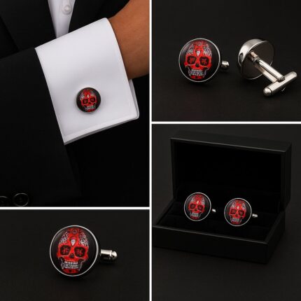 Mexican Skull England Cufflinks