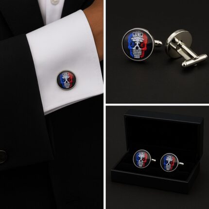Mexican Skull France Cufflinks