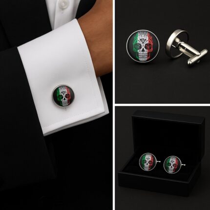 Mexican Skull Italy Cufflinks