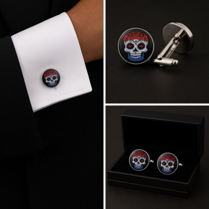 Mexican Skull Netherlands Cufflinks