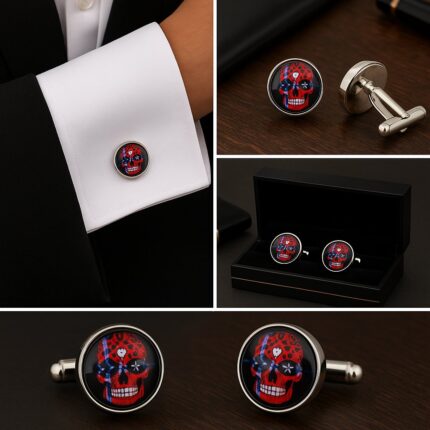 Mexican Skull Norway Cufflinks
