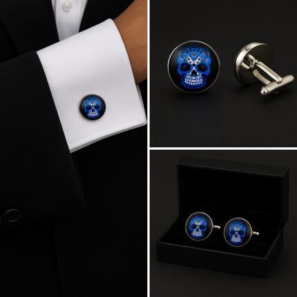 Mexican Skull Scotland Cufflinks