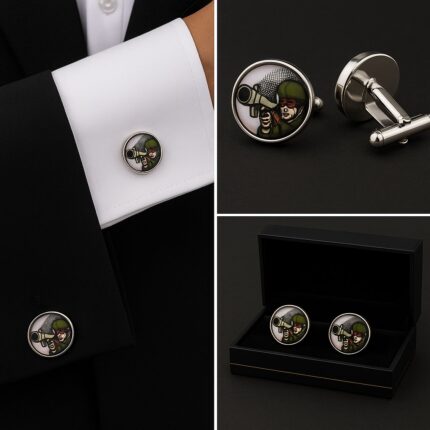 Military Combat Cufflinks