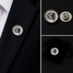 Native American Skull Lapel Pin Badge