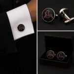 Neon Pink Lady Cufflinks