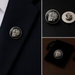 Nested Skull Lapel Pin Badge