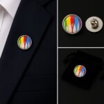 Paint Splash Lapel Pin Badge