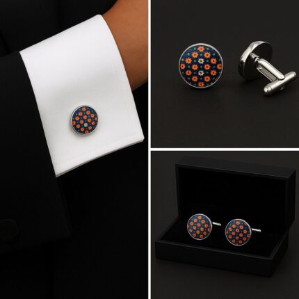 Pattern Flowers Cufflinks