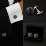 Pattern Hearts Cufflinks