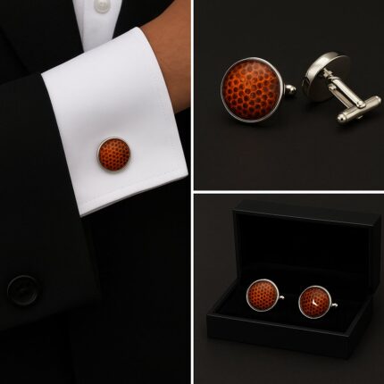 Pattern Honeycomb Cufflinks