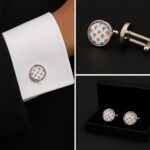 Pattern Hot Air Balloons Cufflinks