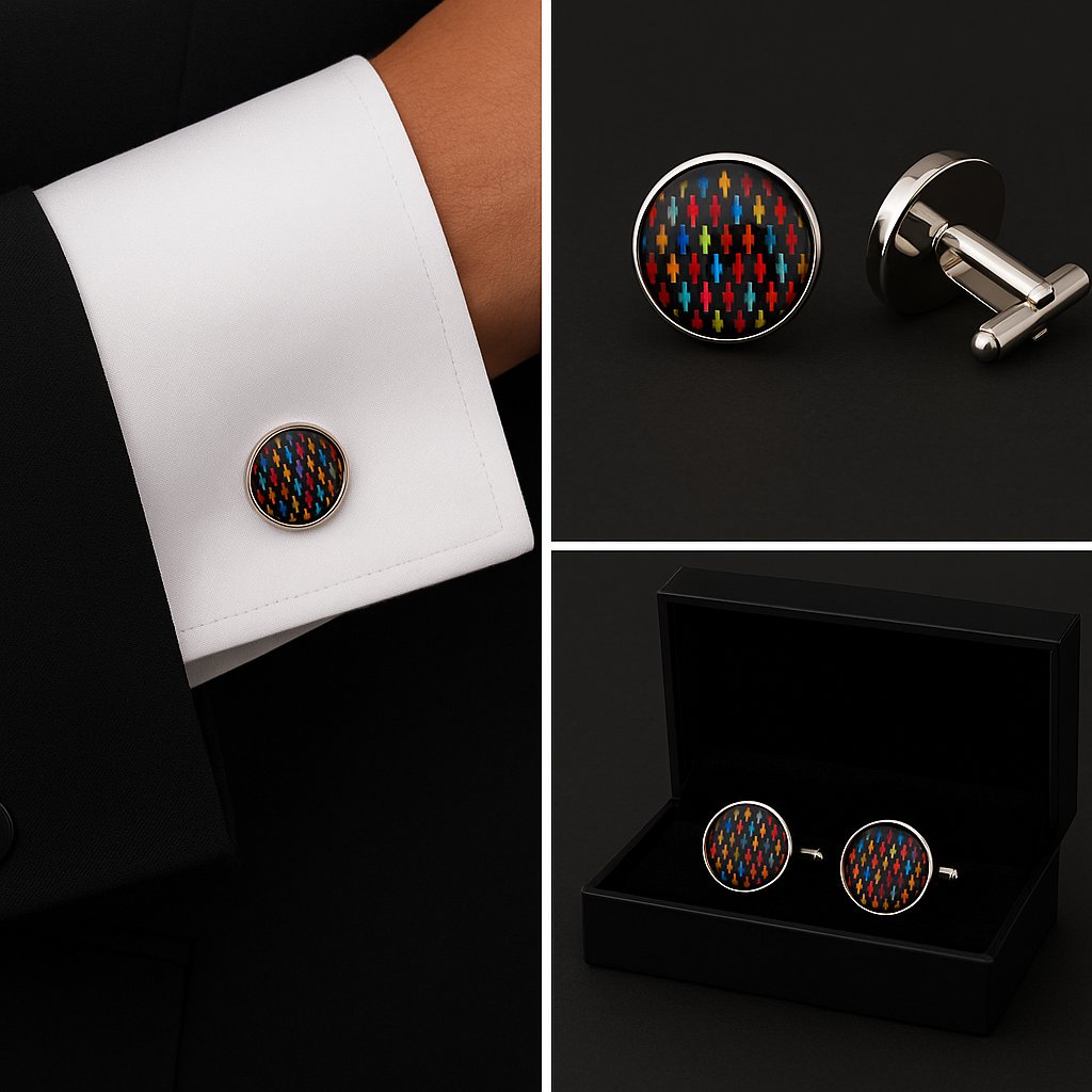 Pattern People Cufflinks Pattern People Cufflinks