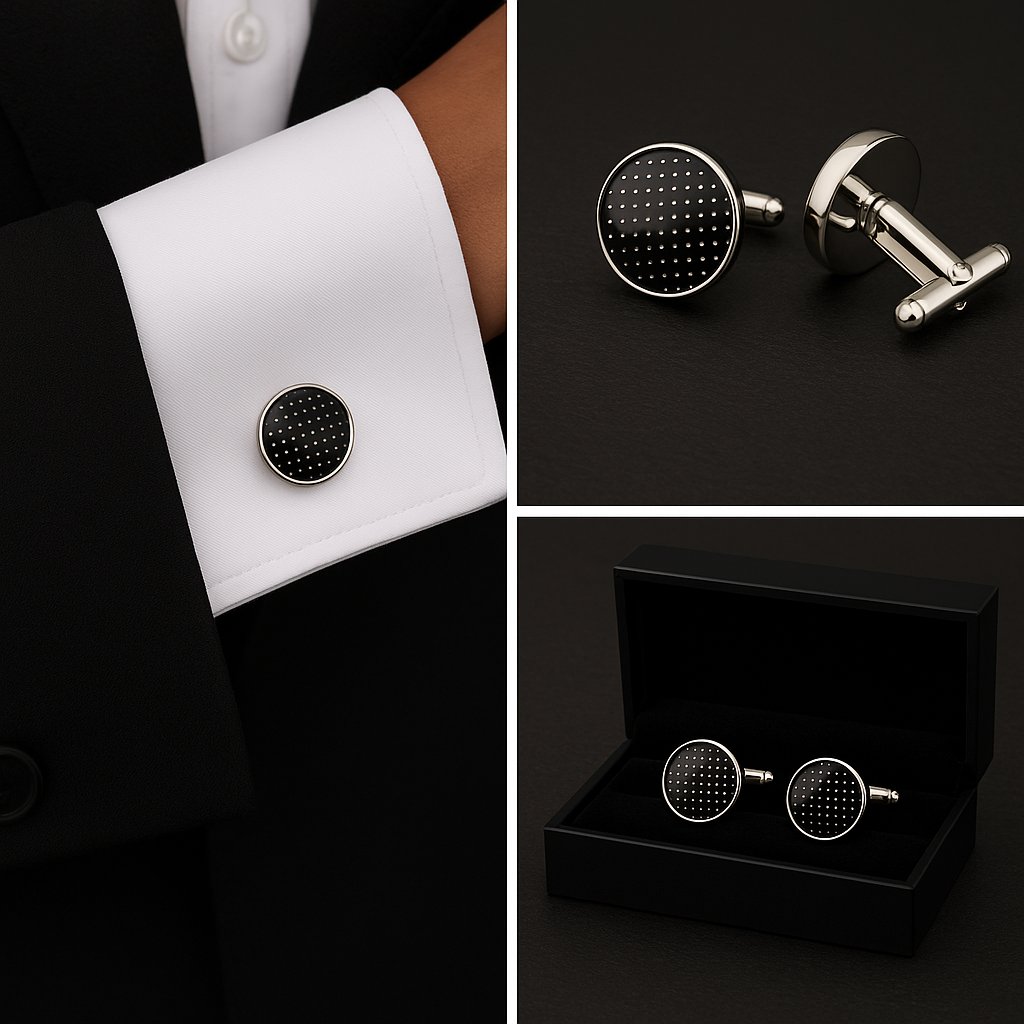 Pattern Polka Cufflinks Pattern Polka Cufflinks