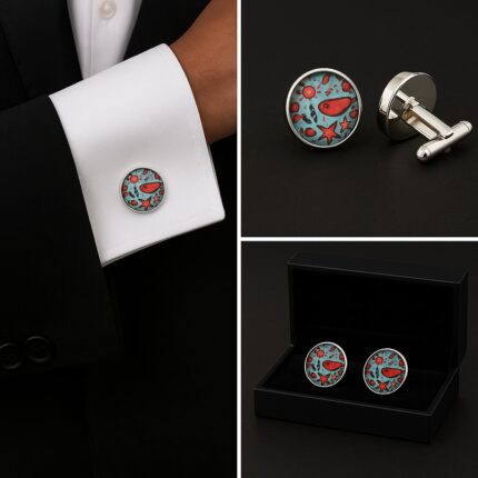 Pattern Seaside Cufflinks