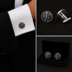 Pattern Skull & Crossbones Cufflinks