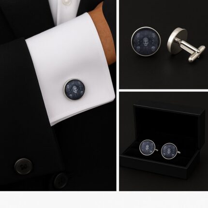 Pattern Skulls Cufflinks