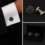 Pattern Skulls Small Cufflinks