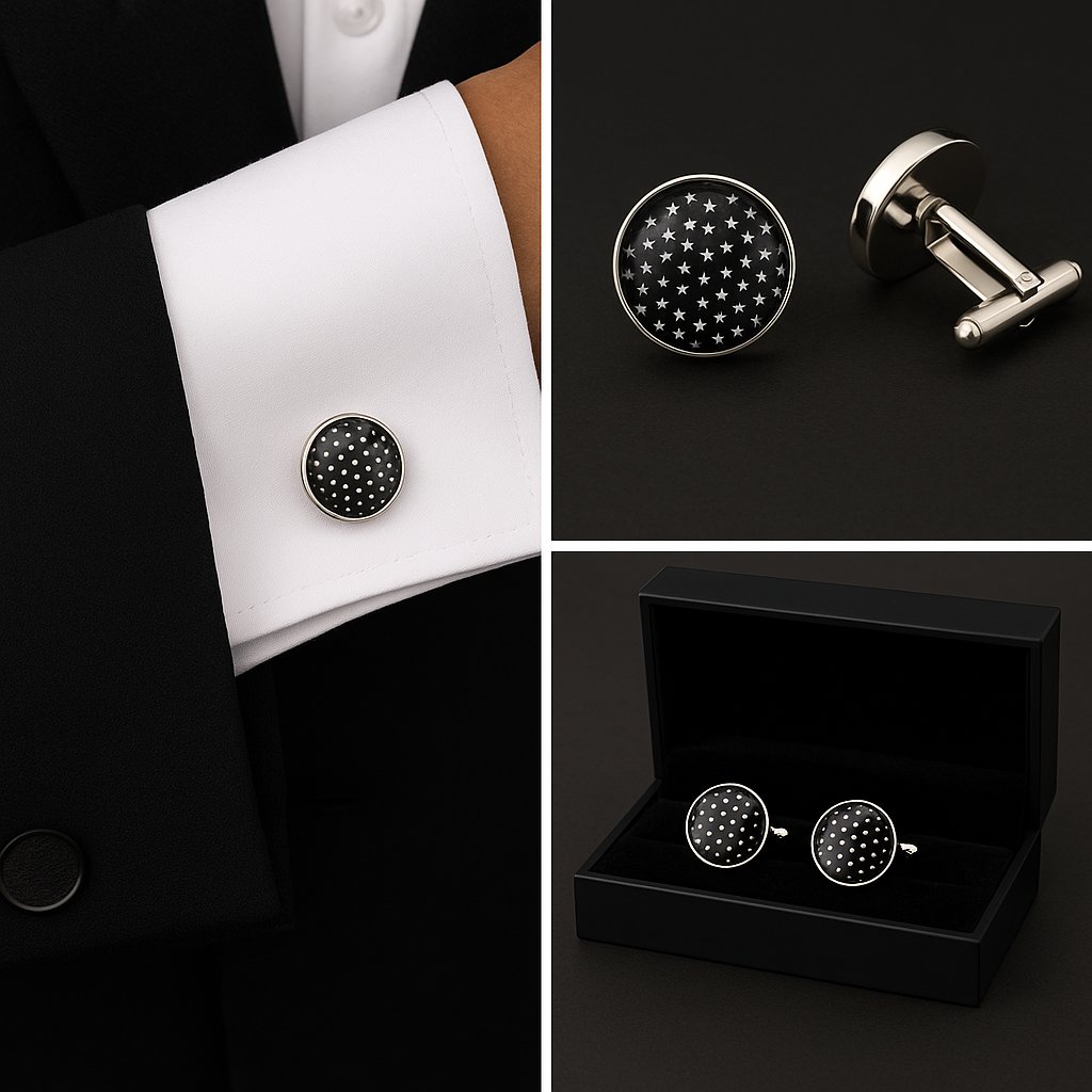Pattern Stars Cufflinks Pattern Stars Cufflinks