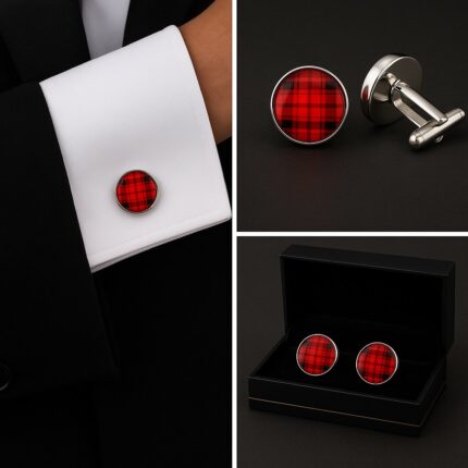 Pattern Tartan Cufflinks