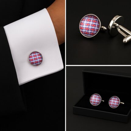 Pattern Union Jack Cufflinks