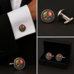 Peace Symbol C Cufflinks
