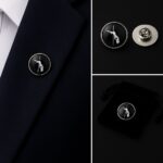 Pole Dancer Lapel Pin Badge