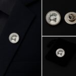 Punk Skull Lapel Pin Badge