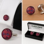 Pysychedlic Shapes Cufflinks