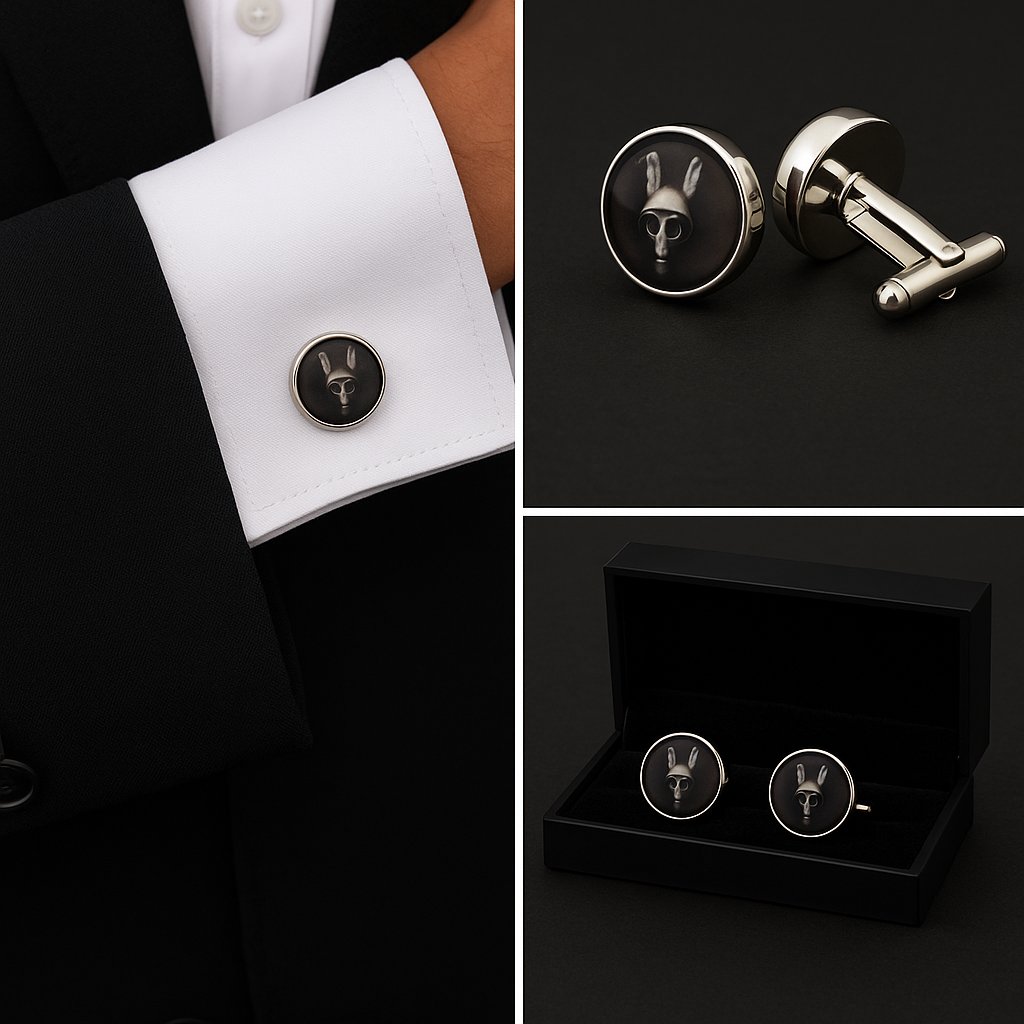 Rabbit Gas Cufflinks Rabbit Gas Cufflinks