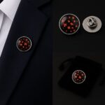 Red Jigsaw Lapel Pin Badge