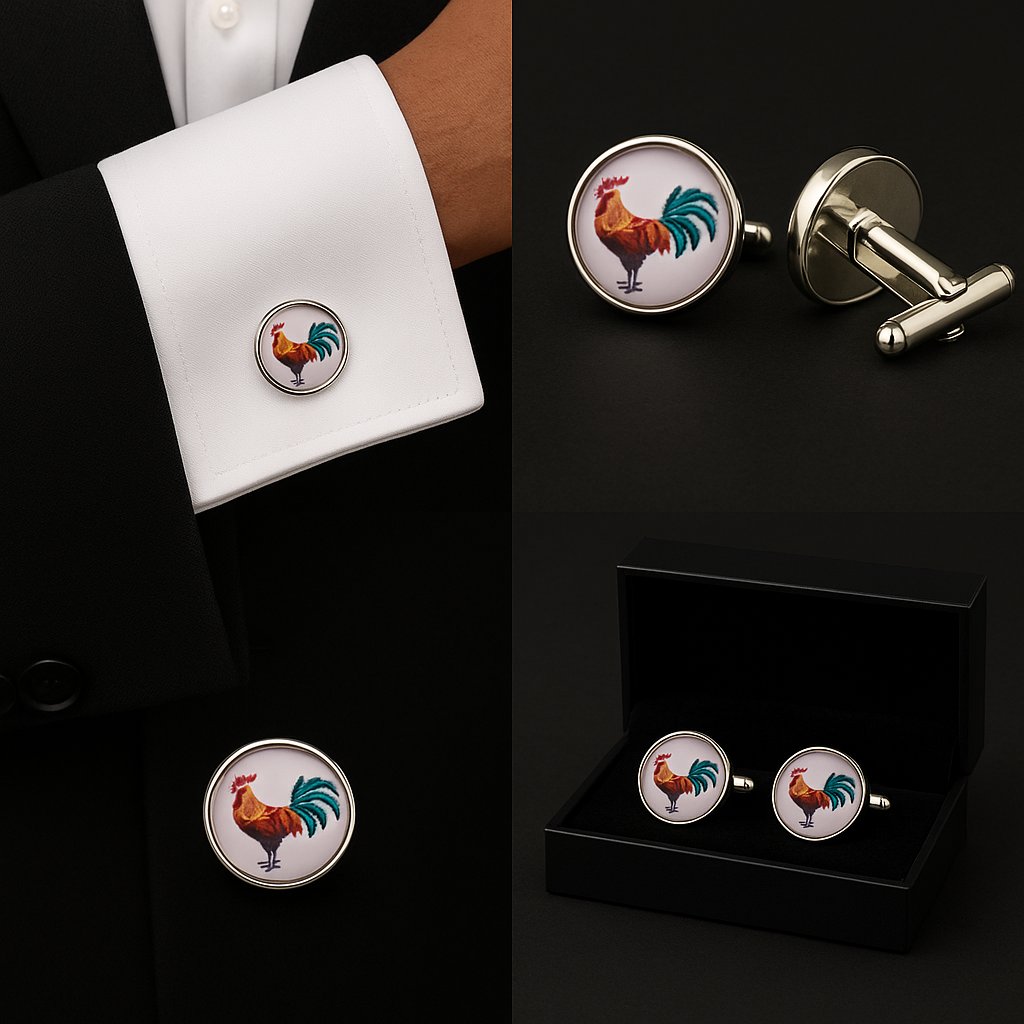 Rooster Cufflinks Rooster Cufflinks