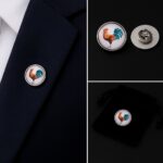 Rooster Lapel Pin Badge