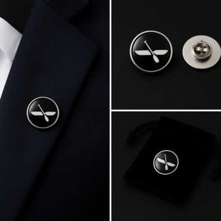 Rowing Lapel Pin Badge