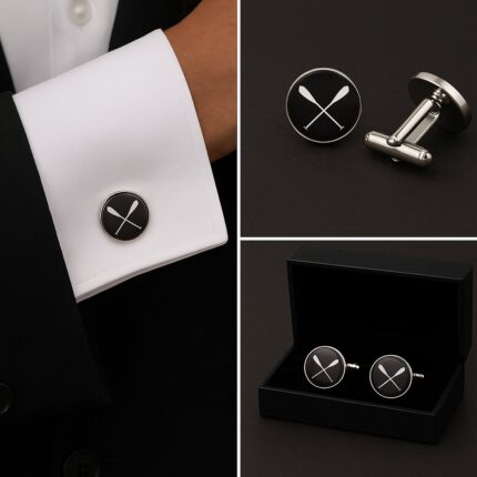 Rowing Oars Cufflinks
