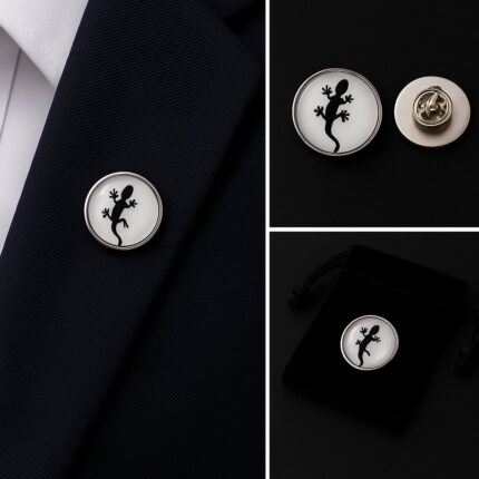 Salamander Lapel Pin Badge