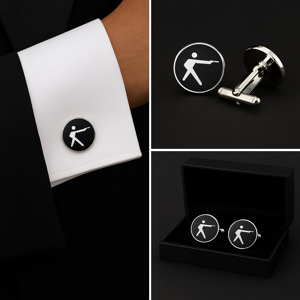 Shooting Practice Cufflinks Shooting Practice Cufflinks