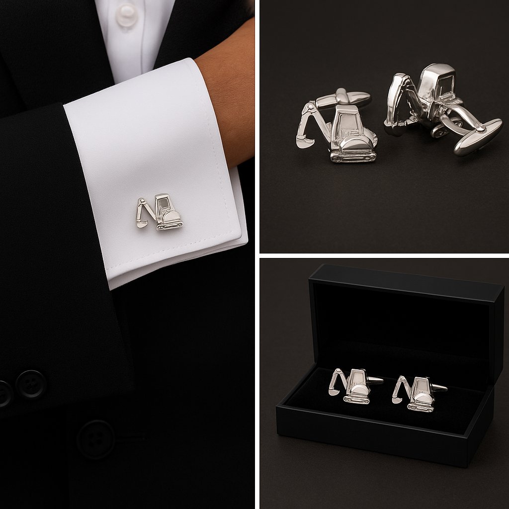 Silver Digger Cufflinks Silver Digger Cufflinks