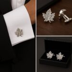 Silver Leaf Cufflinks