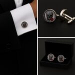 Skull And Rose Cufflinks