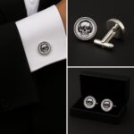 Skull Headphones Cufflinks